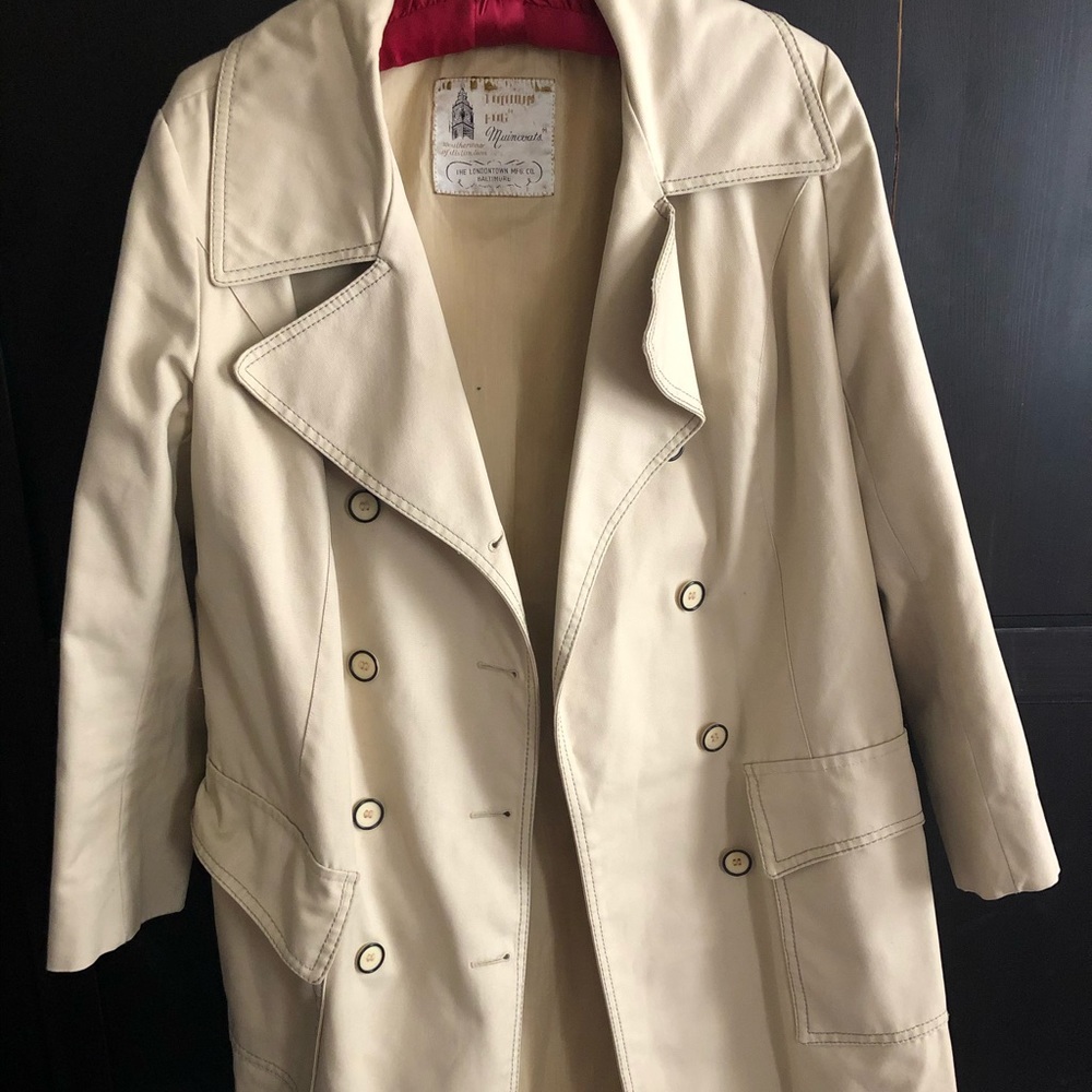 Vintage 70s trench coat cool London Fog